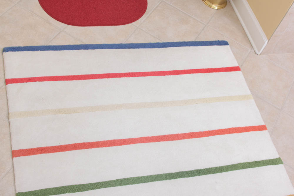 Tufted Striped Area Rug