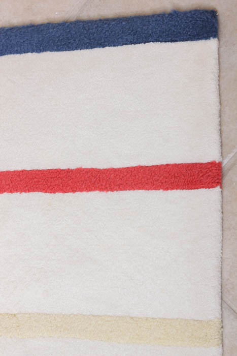 Tufted Striped Area Rug