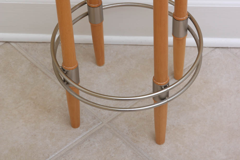 Contemporary Glass Top Side Table