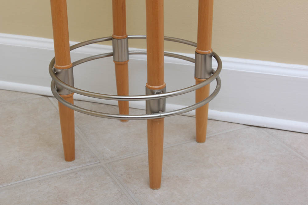 Contemporary Glass Top Side Table