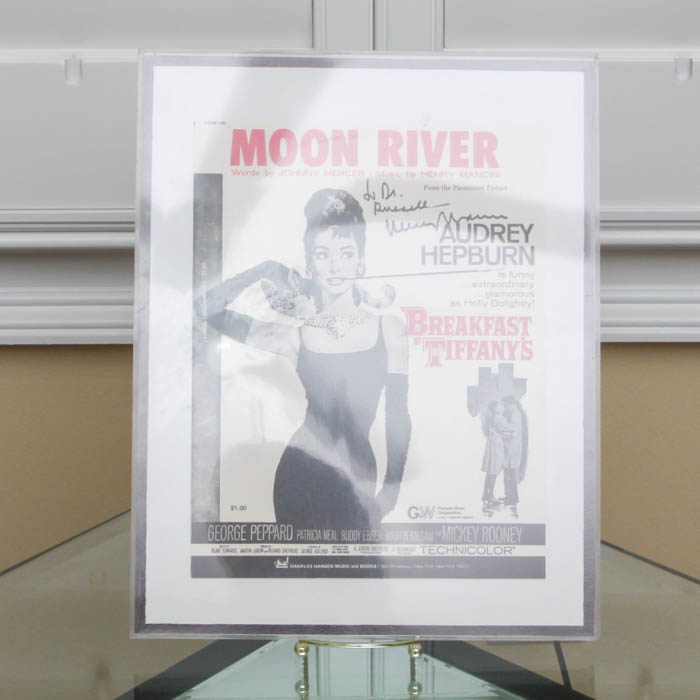 Lithographic "Moon River" Movie Poster Signed by Henry Mancini