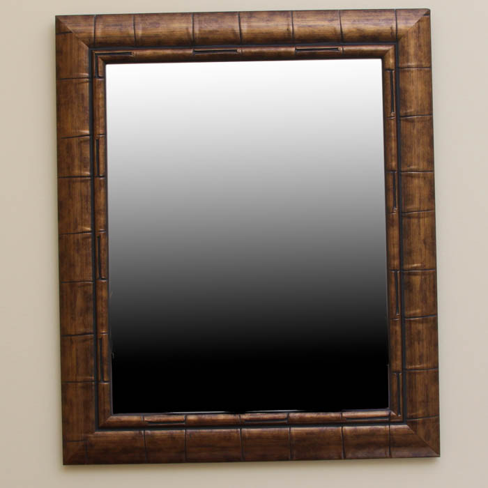 Bamboo Style Mirror