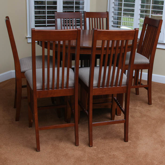 Dining Table with Six Chairs
