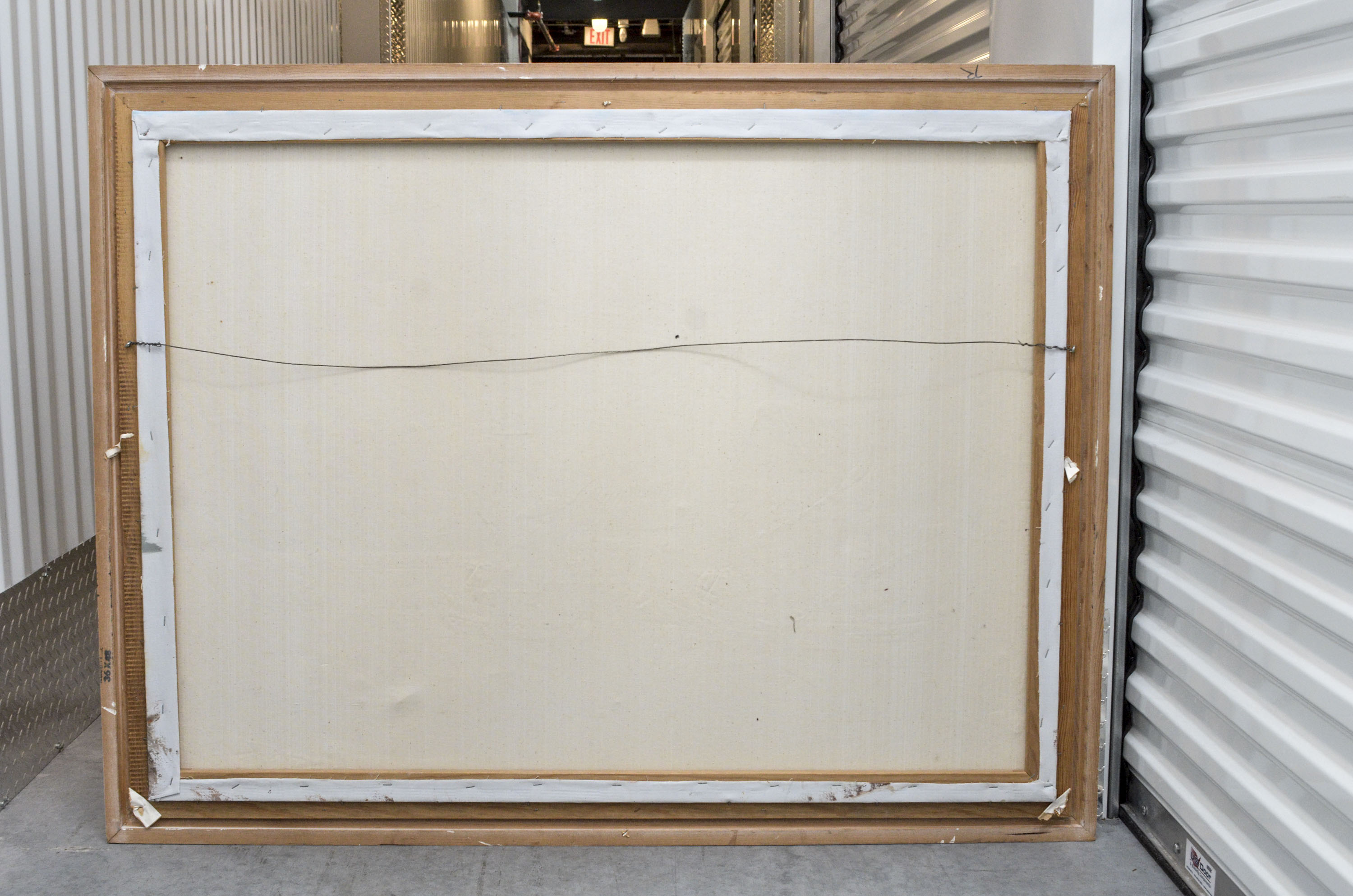 Original Impressionist Style Painting of Harbor by W. Sherman