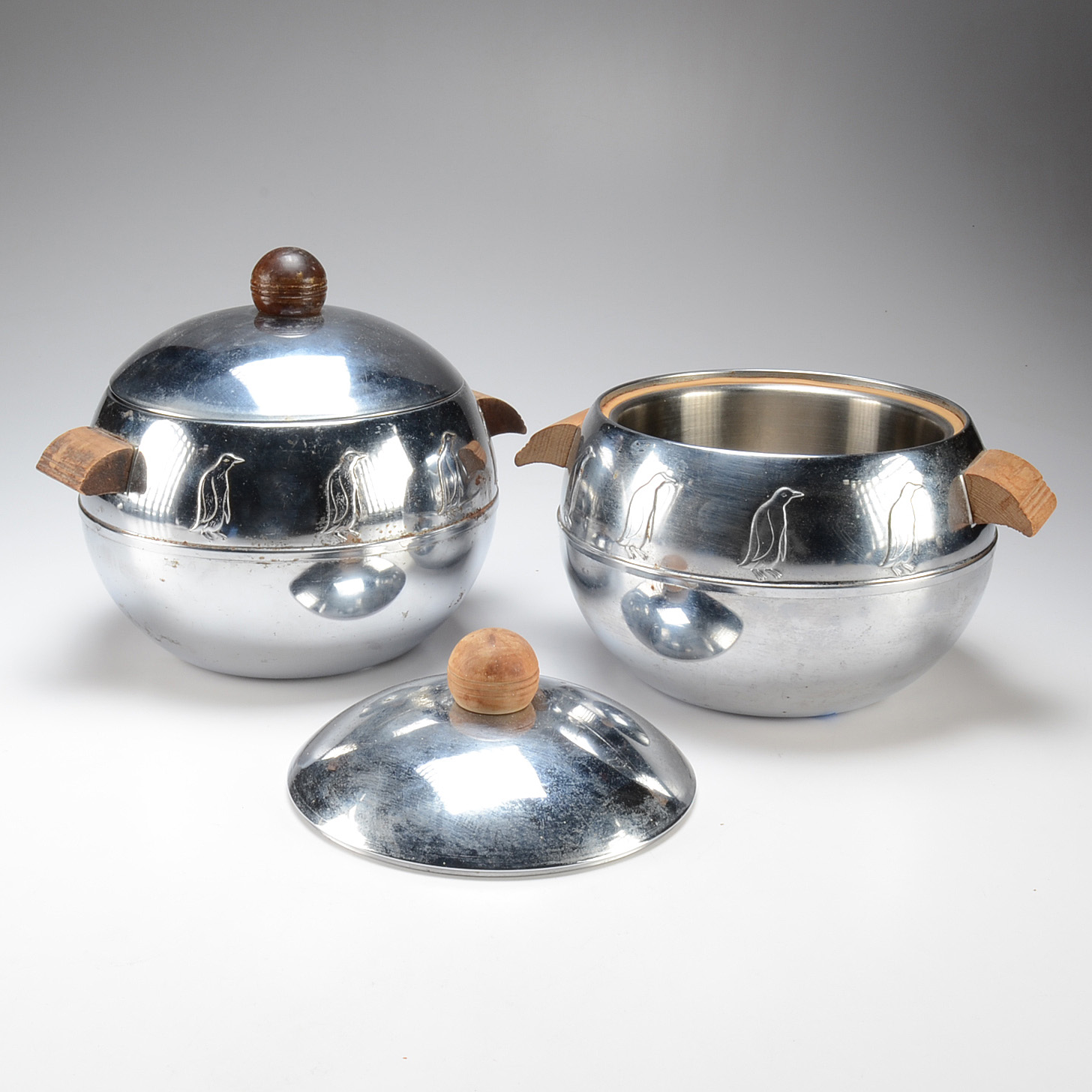 Pair of West Bend Hot and Cold Food Servers