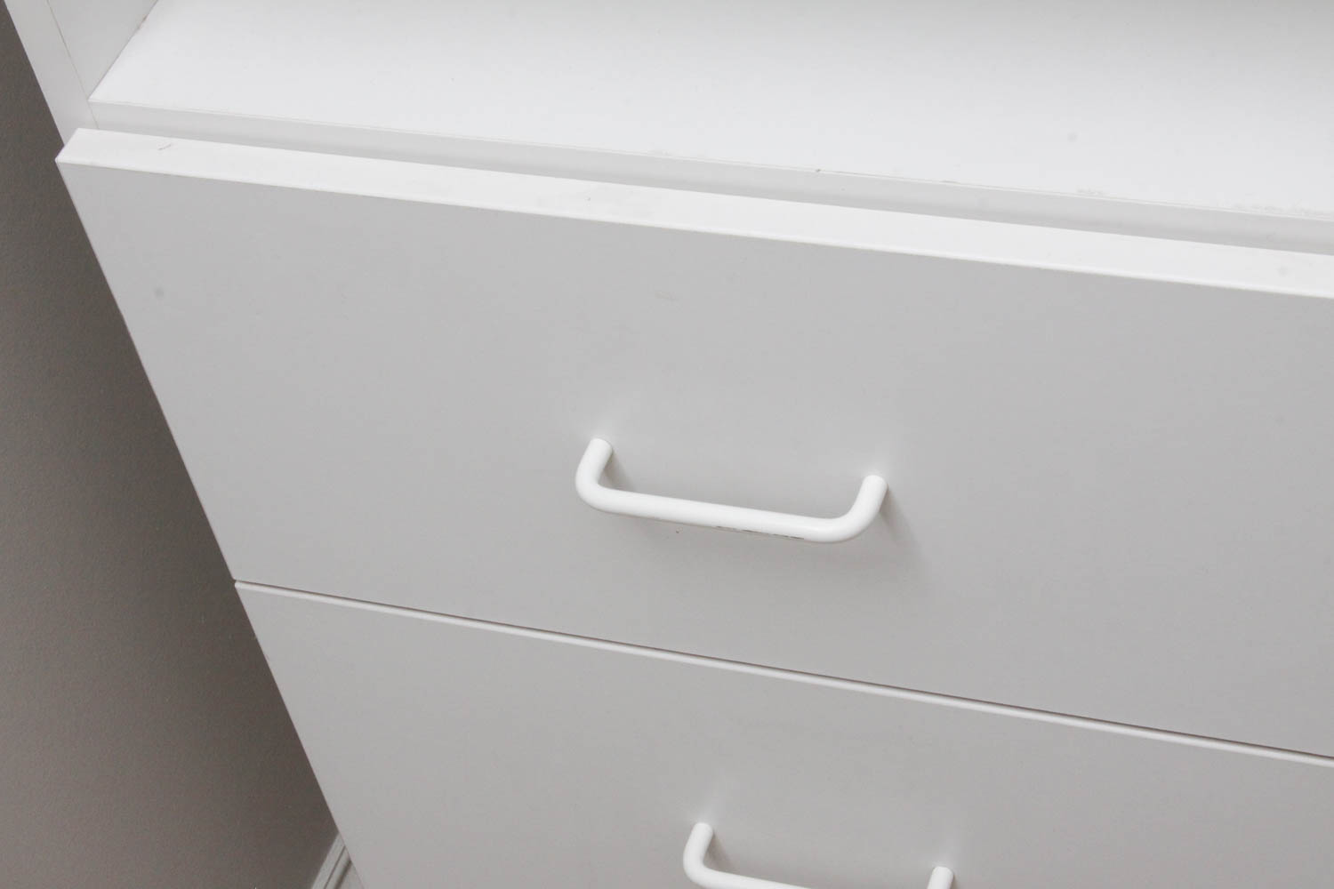 White Melamine Closet Organizer