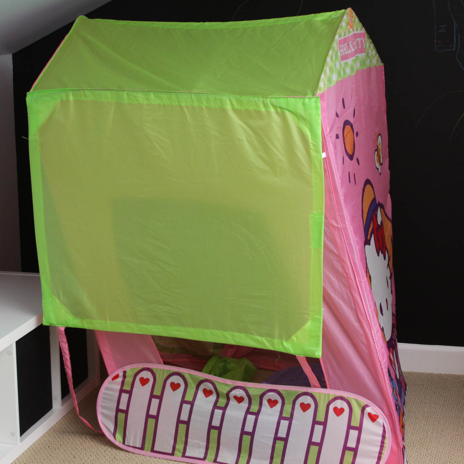 Hello Kitty PlayHut and Purple Bed Canopy
