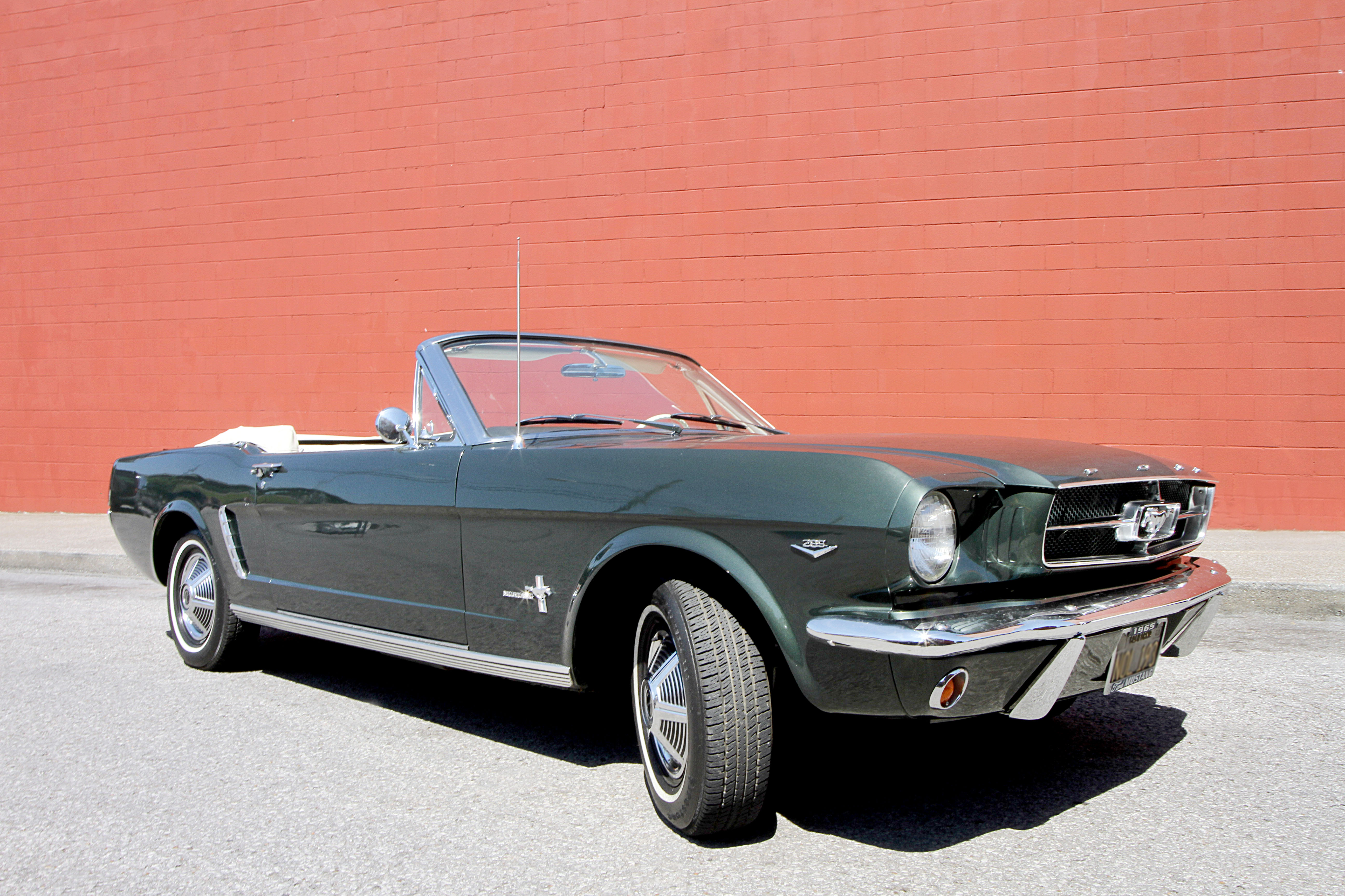 1965 Ford Mustang Ivy Green Convertible with Low Mileage