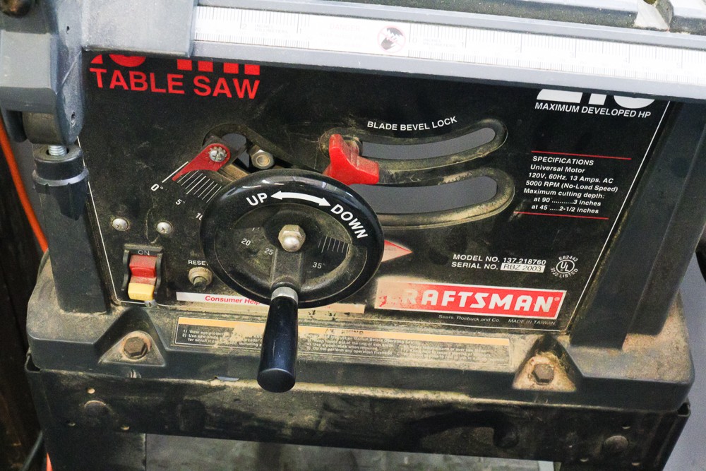 Craftsman Table Saw