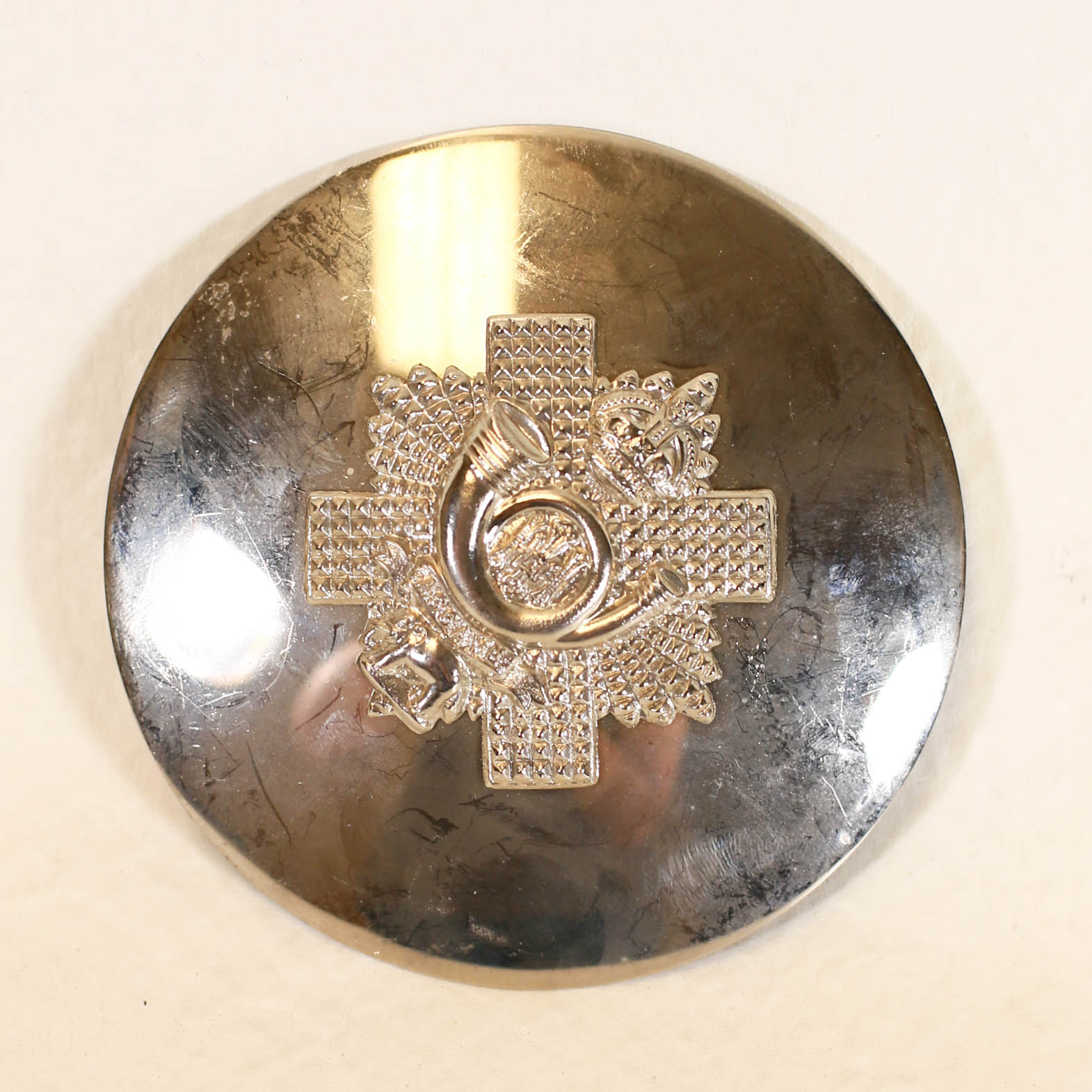 Trio of Vintage Scottish Military Plaid Brooches