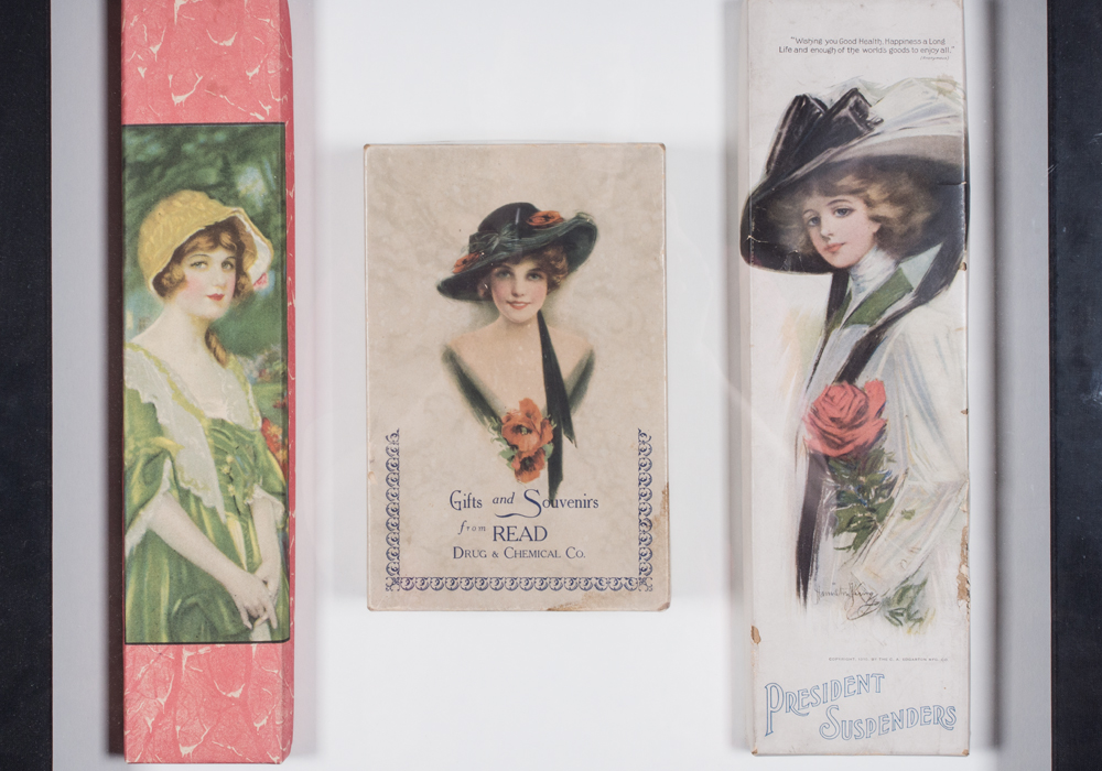 Framed Vintage Advertisements