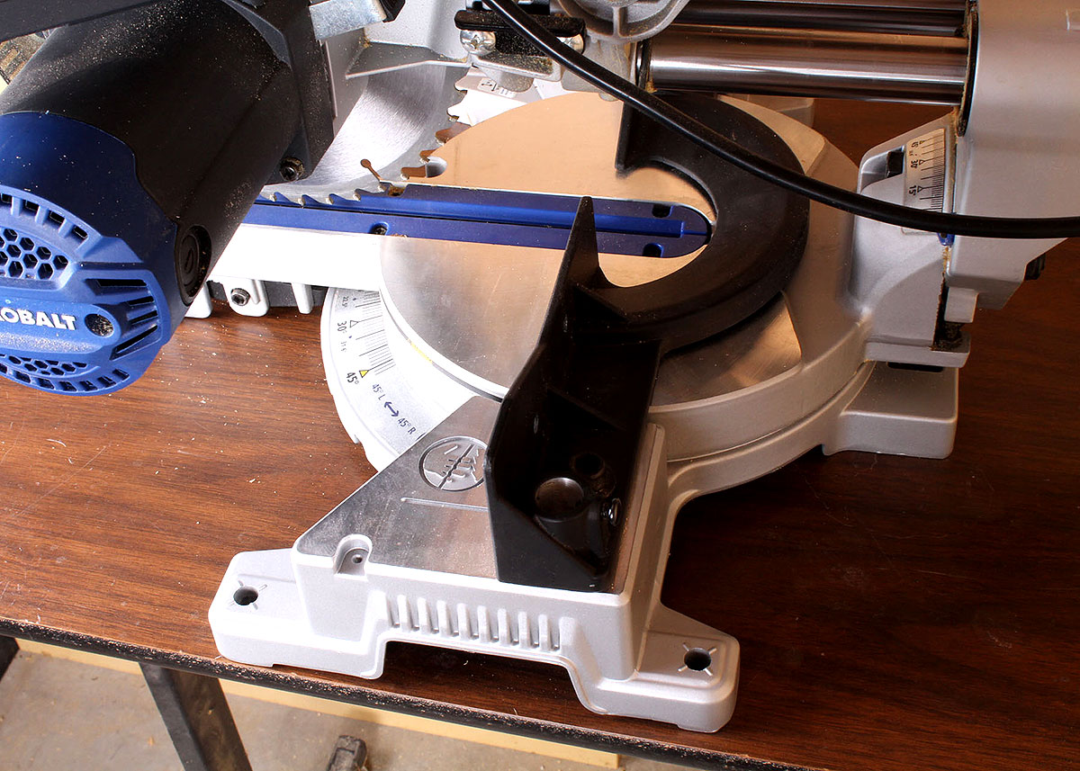 Kobalt 7 1/4" Sliding Compound Miter Saw with Laser Guide