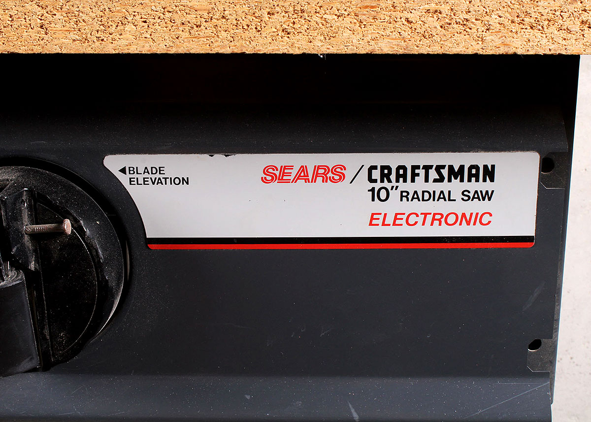 Sears/Craftsman 10 Inch Electronic Radial Saw