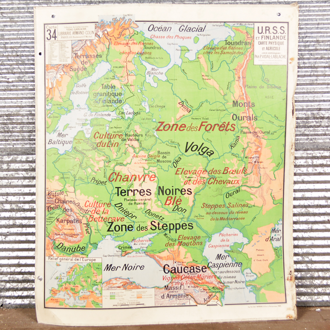 Vintage USSR Finlande 1939 "Winter War" Maps