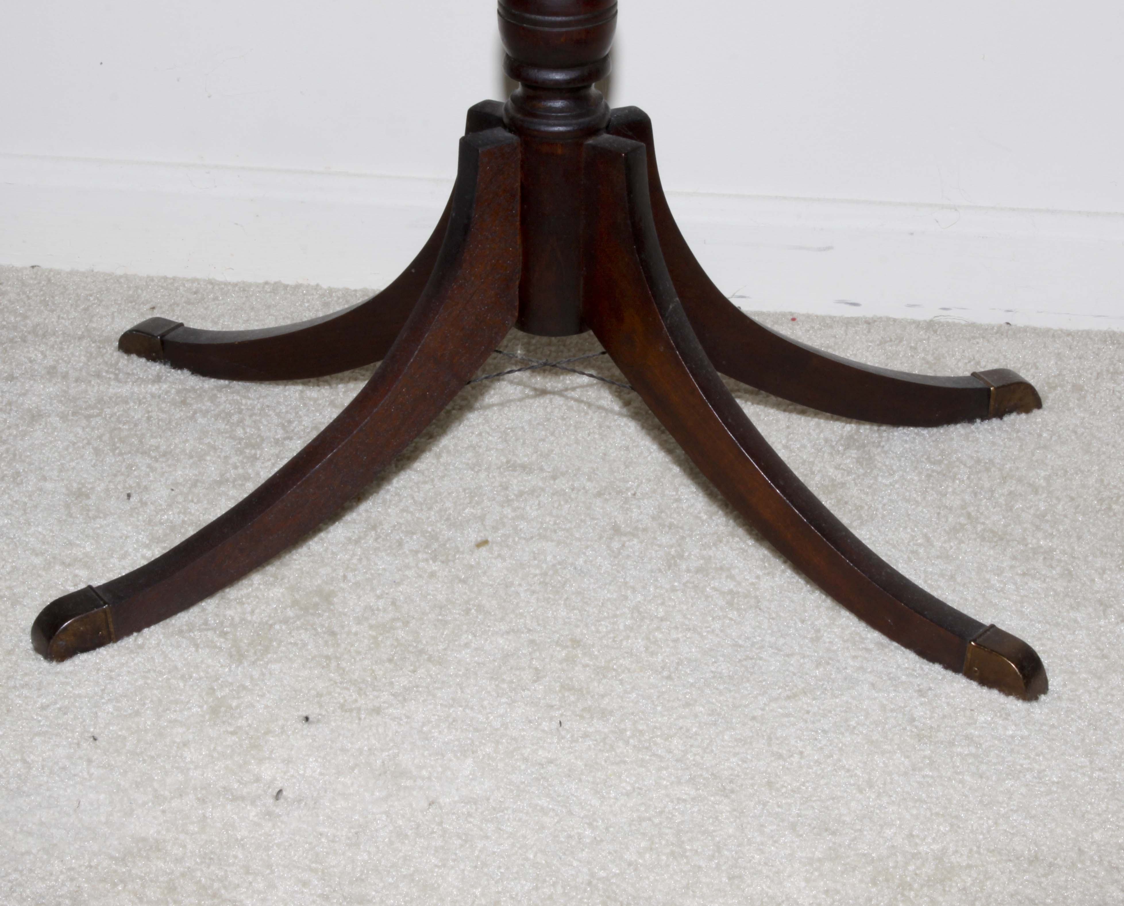 Vintage Oval Table and Marble Shelving Unit