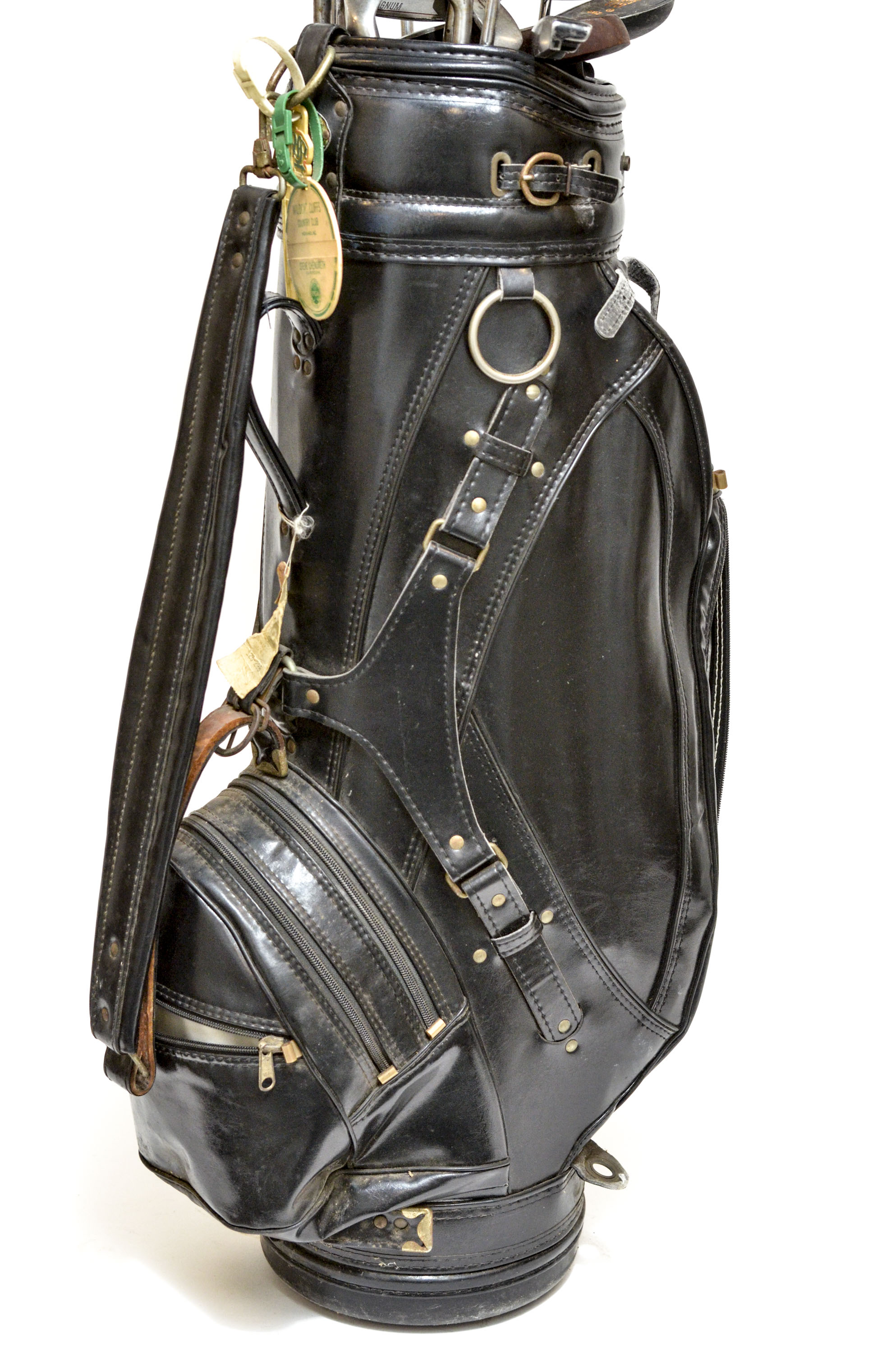 Set of Various Golf Clubs and Wilson Golf Bag