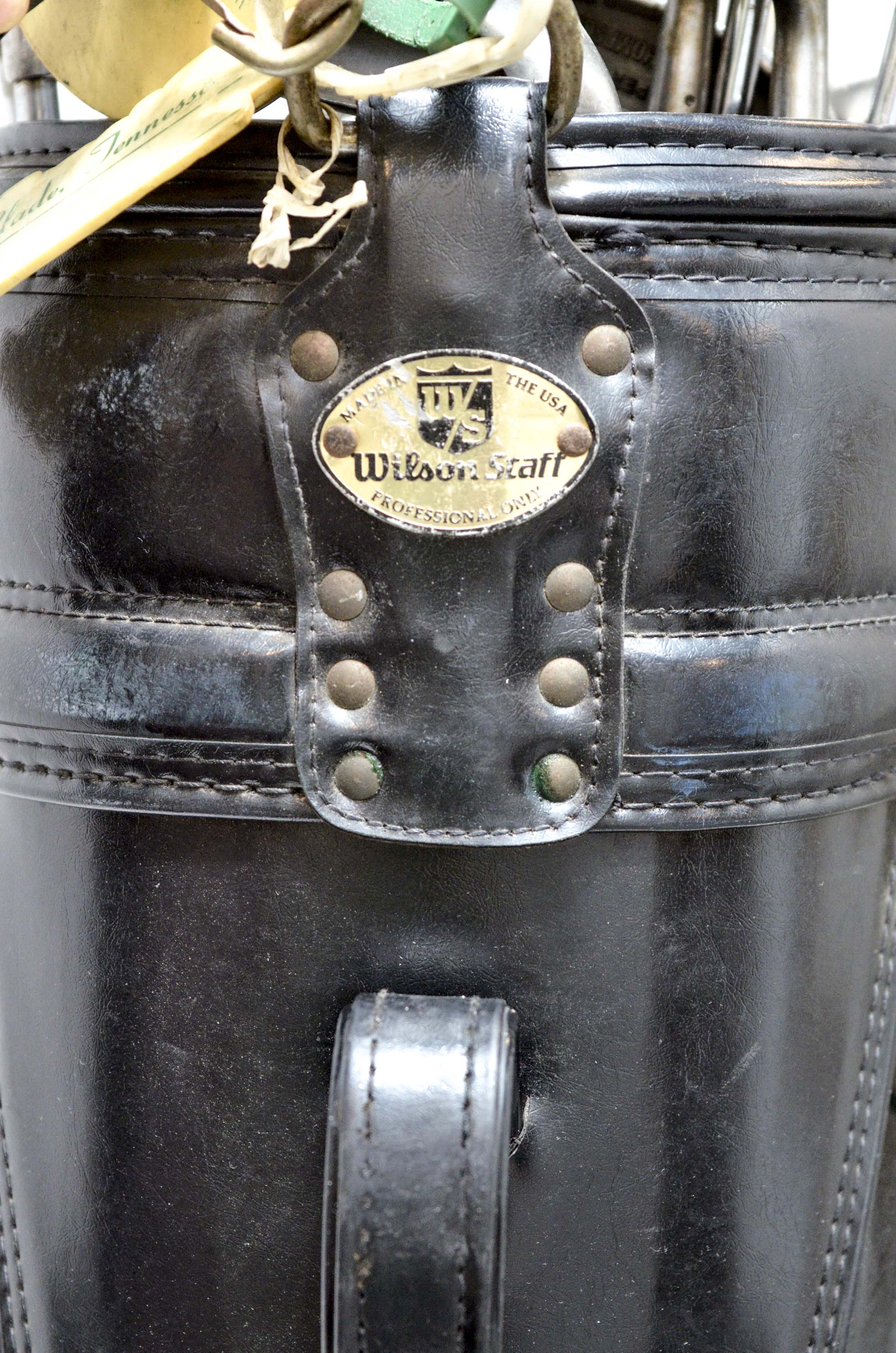 Set of Various Golf Clubs and Wilson Golf Bag