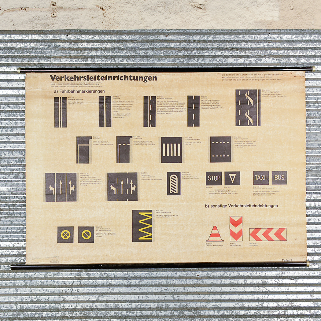 Vintage German Traffic Teaching Aide circa 1980