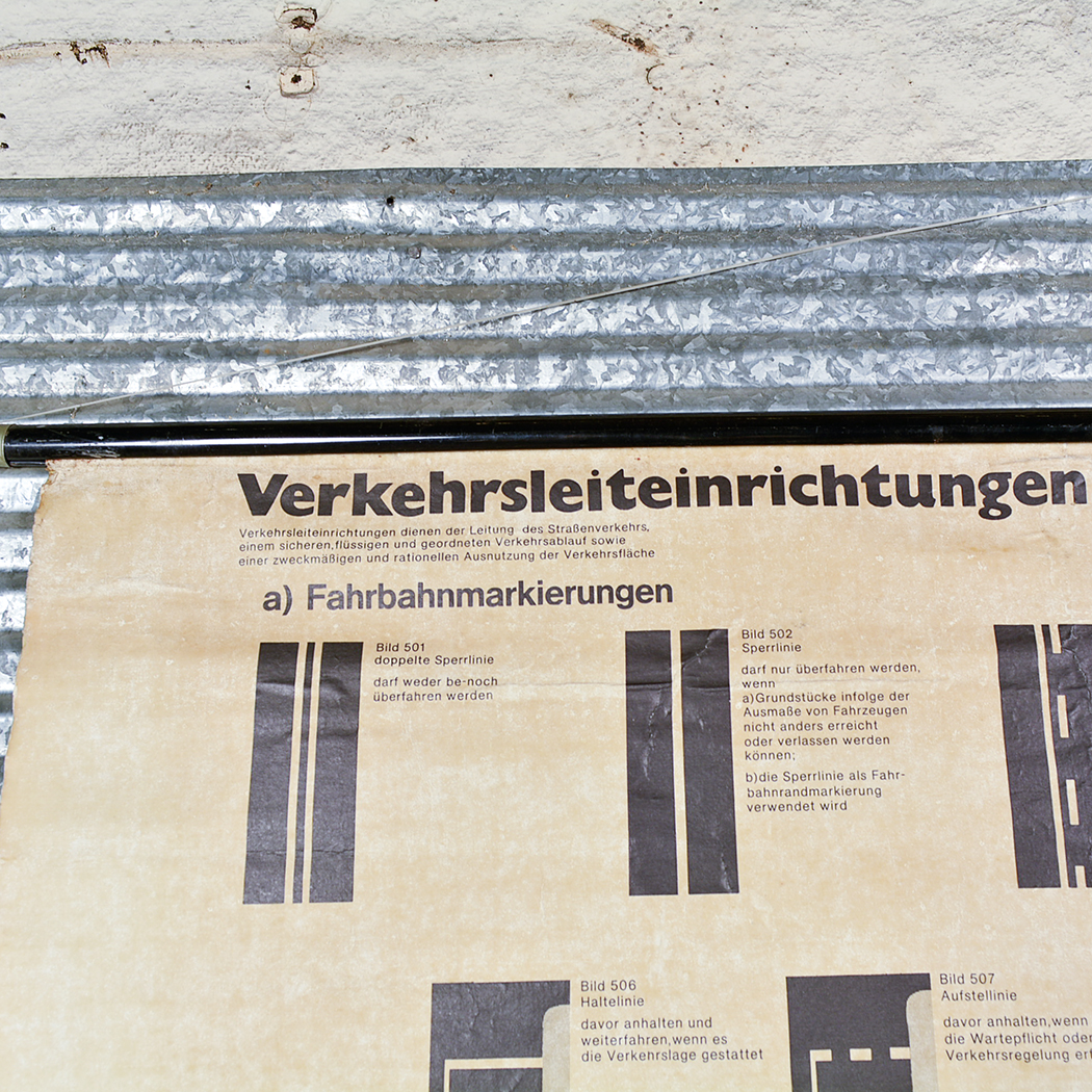 Vintage German Traffic Teaching Aide circa 1980