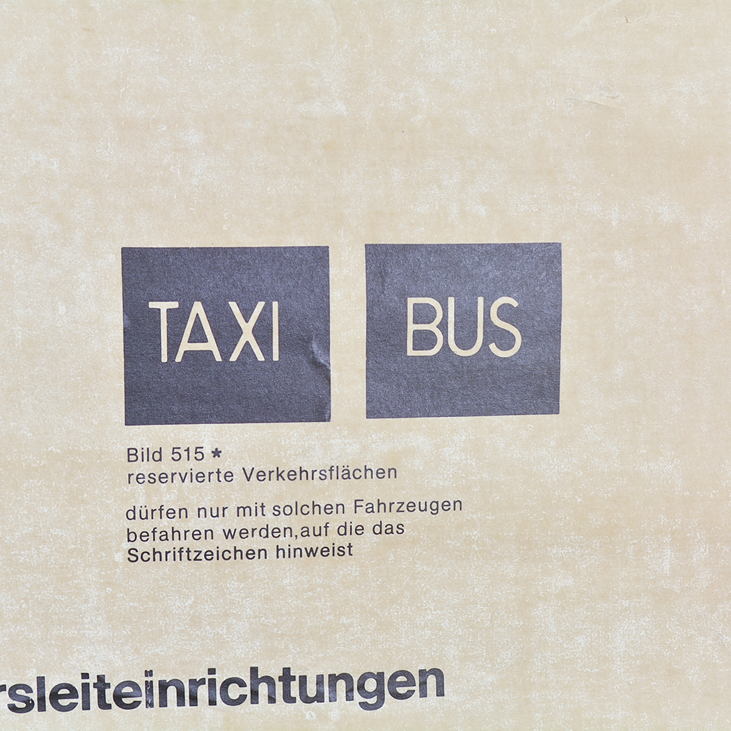 Vintage German Traffic Teaching Aide circa 1980