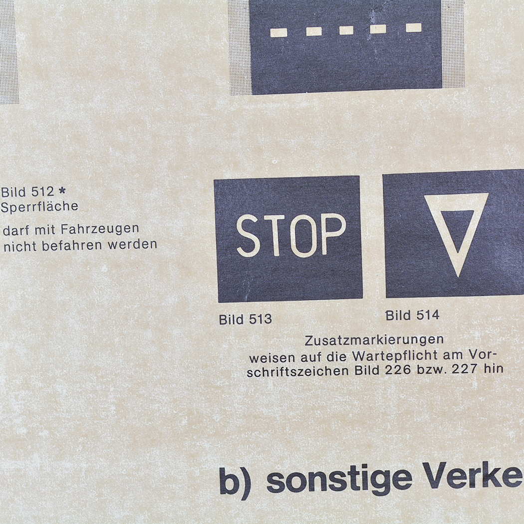 Vintage German Traffic Teaching Aide circa 1980