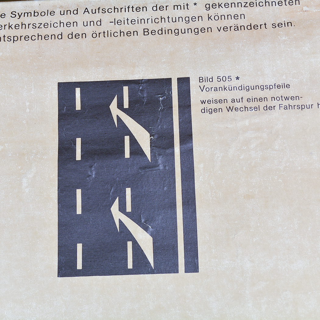 Vintage German Traffic Teaching Aide circa 1980