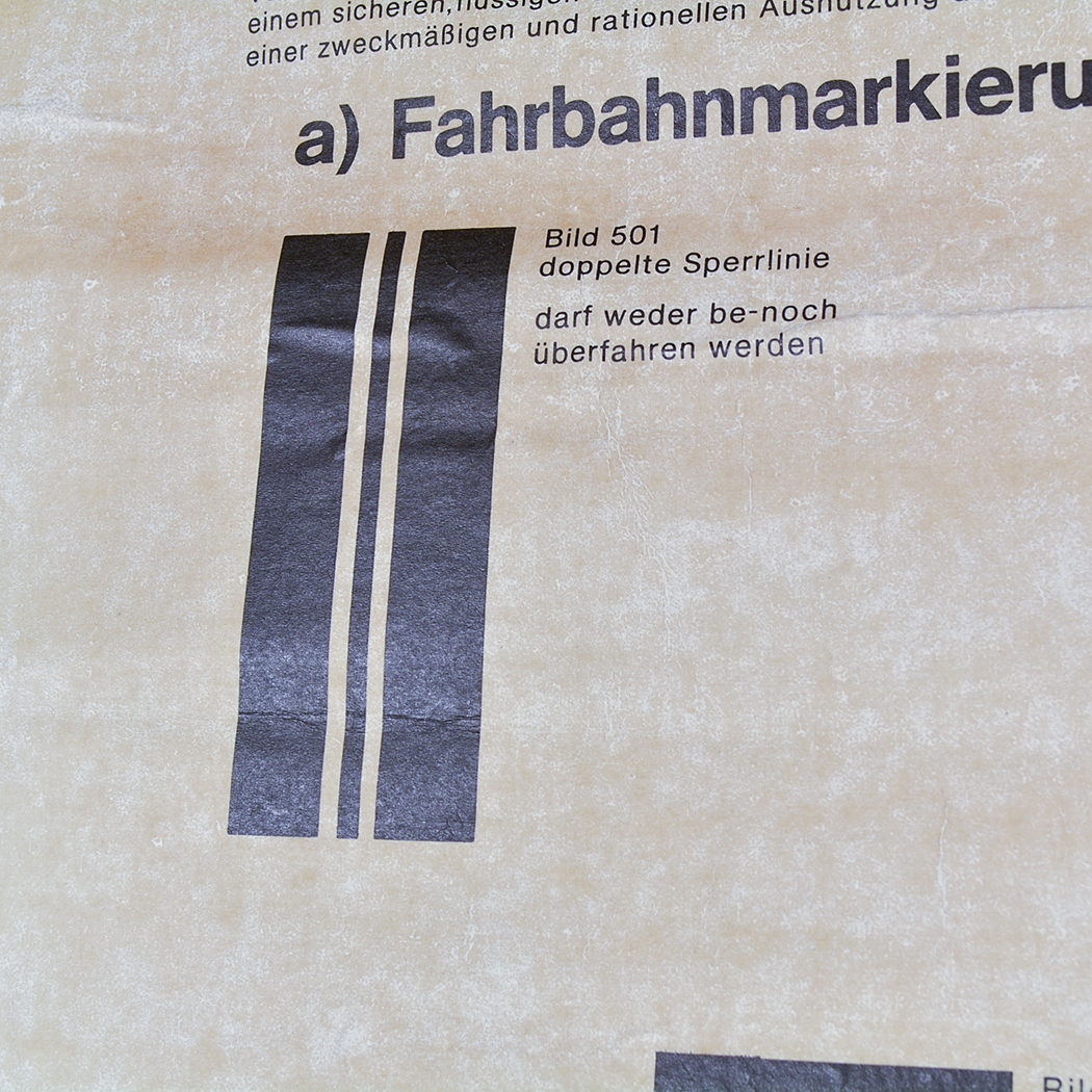 Vintage German Traffic Teaching Aide circa 1980