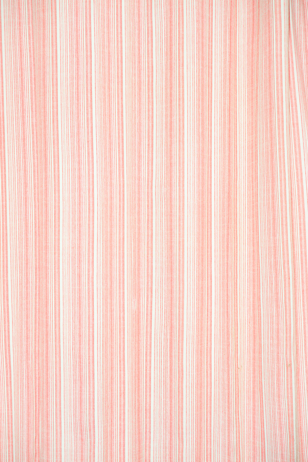 Set of Red and White Curtains