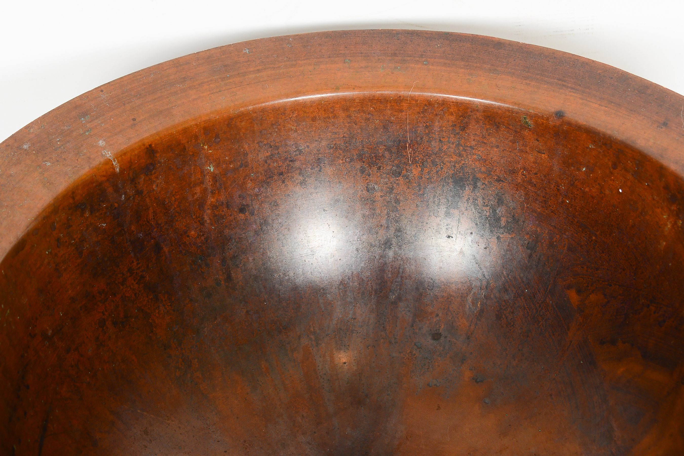Double Walled Hammered Copper Vessel Sink