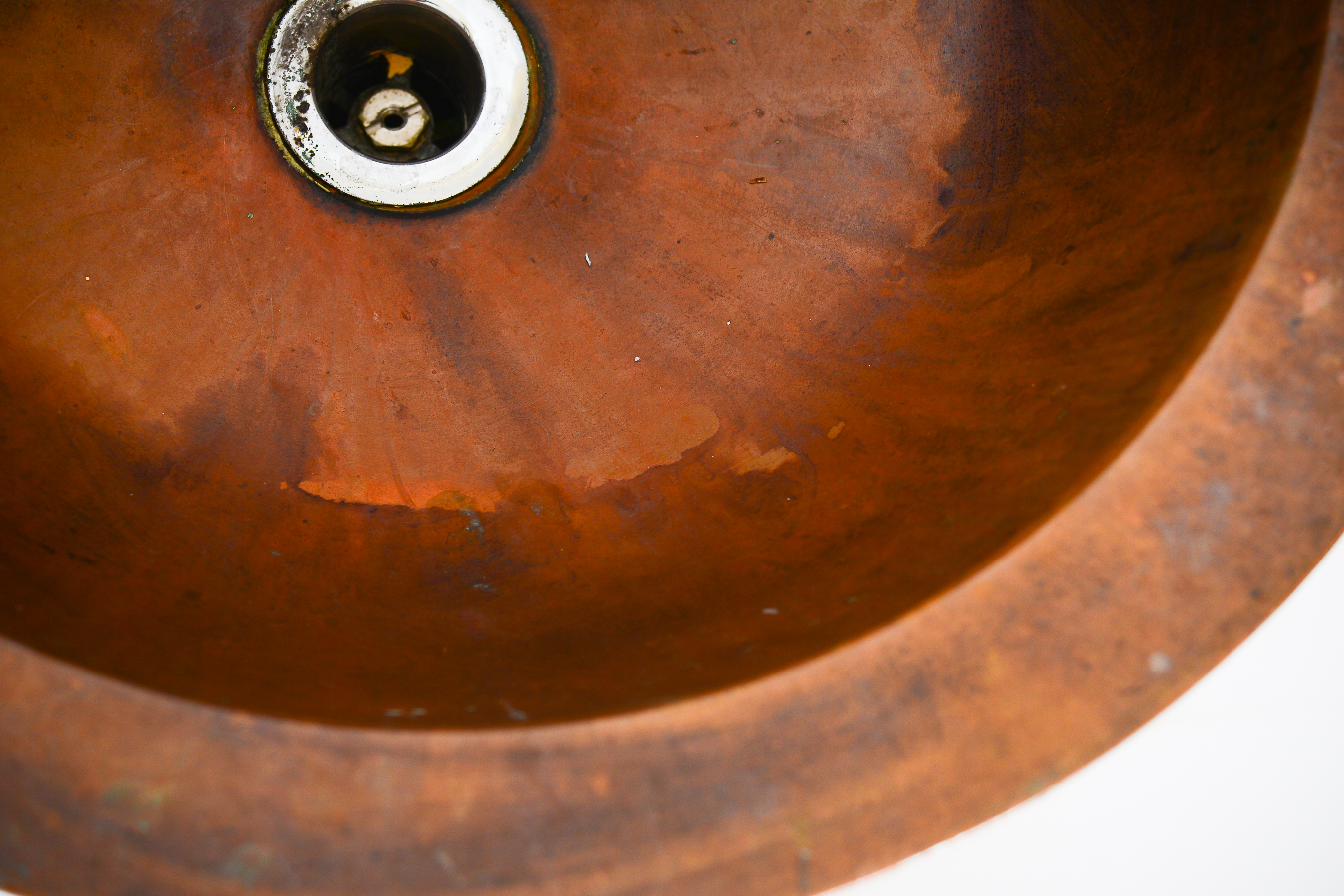 Double Walled Hammered Copper Vessel Sink