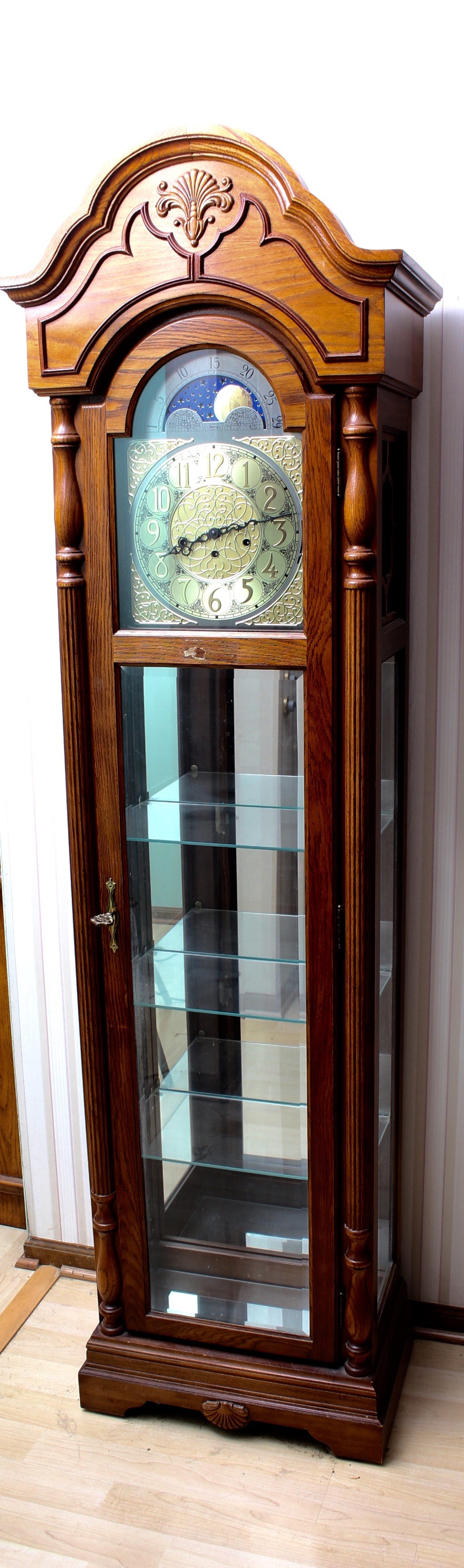 Vintage Ridgeway Grandfather Clock