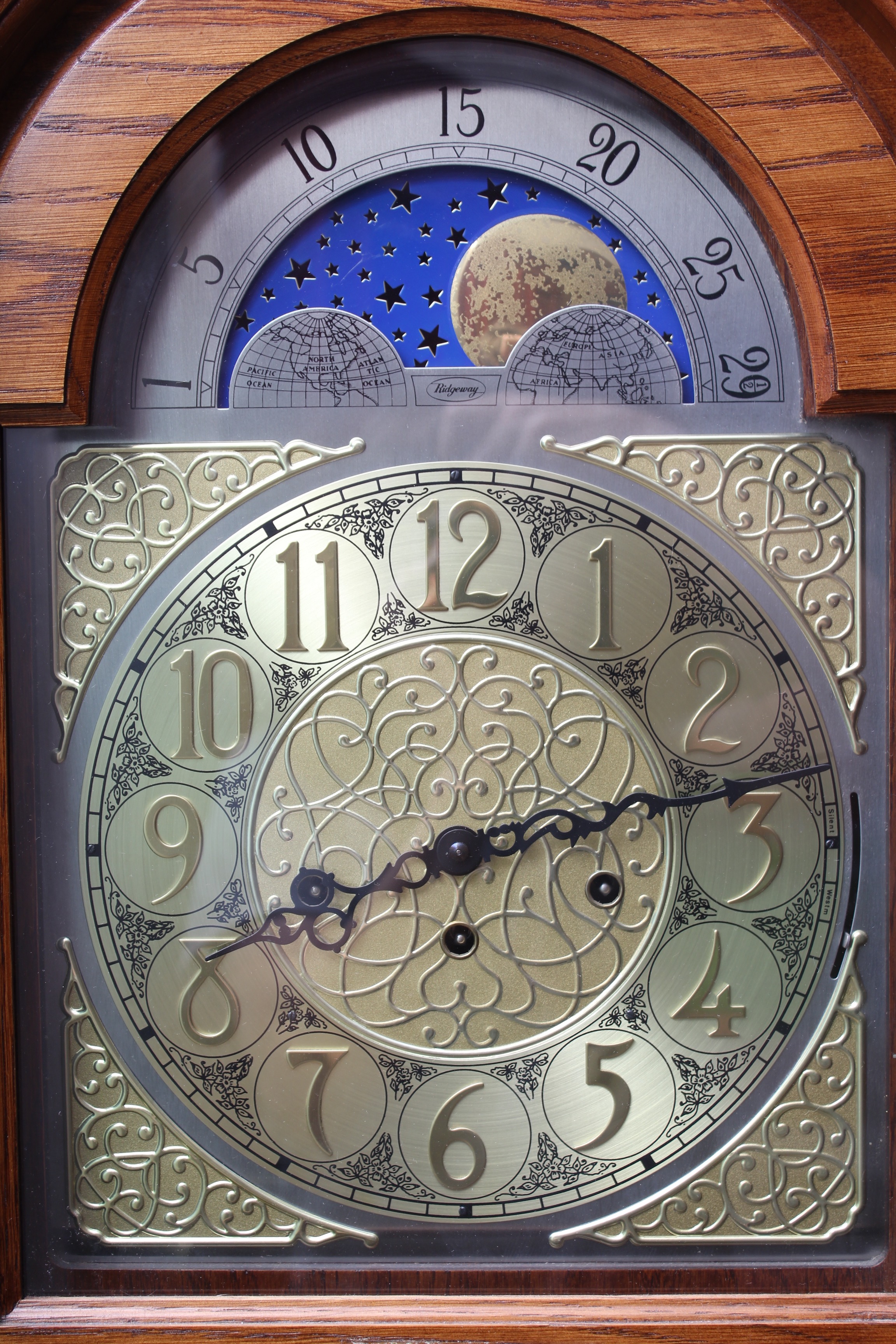 Vintage Ridgeway Grandfather Clock