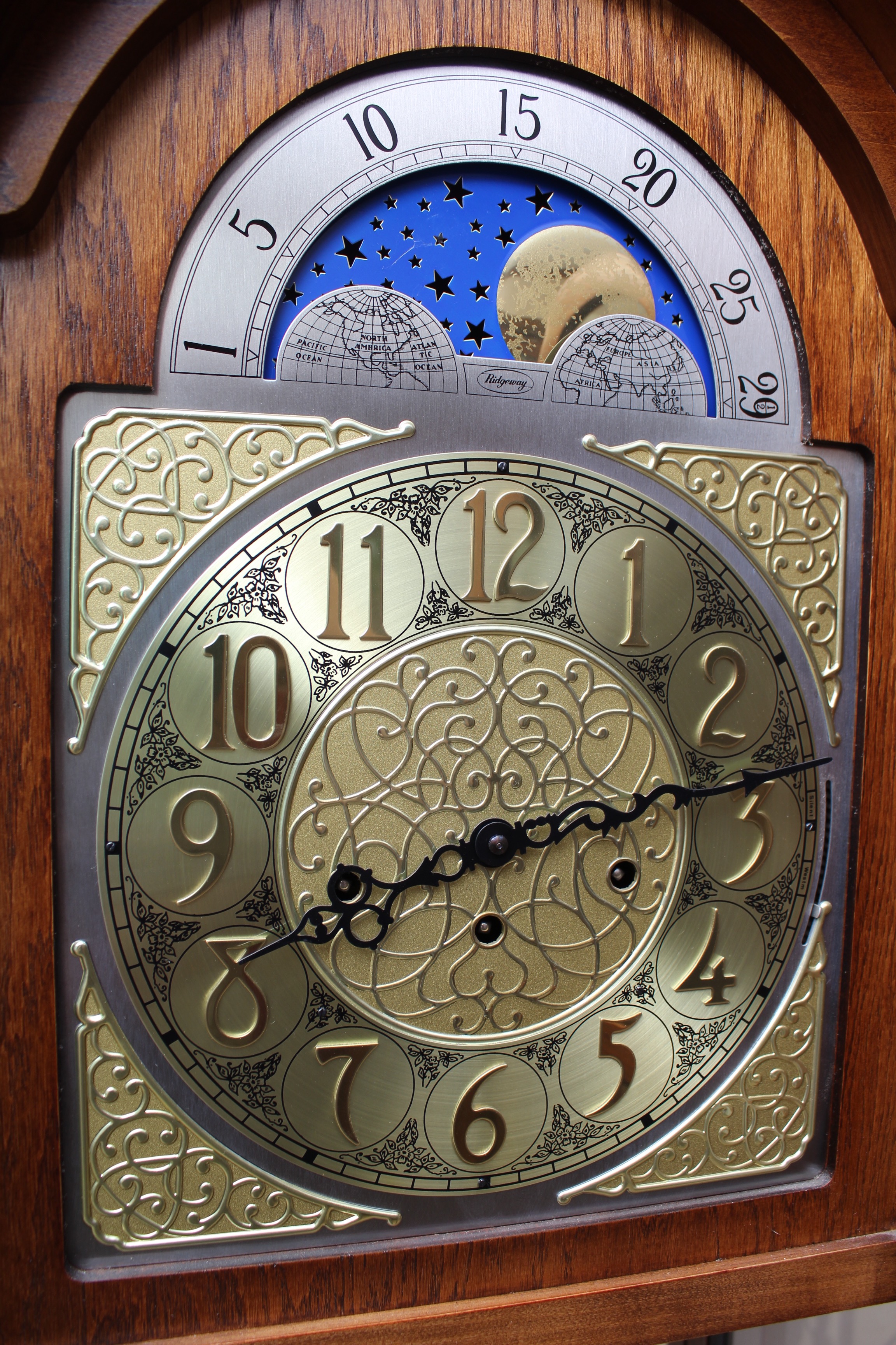 Vintage Ridgeway Grandfather Clock