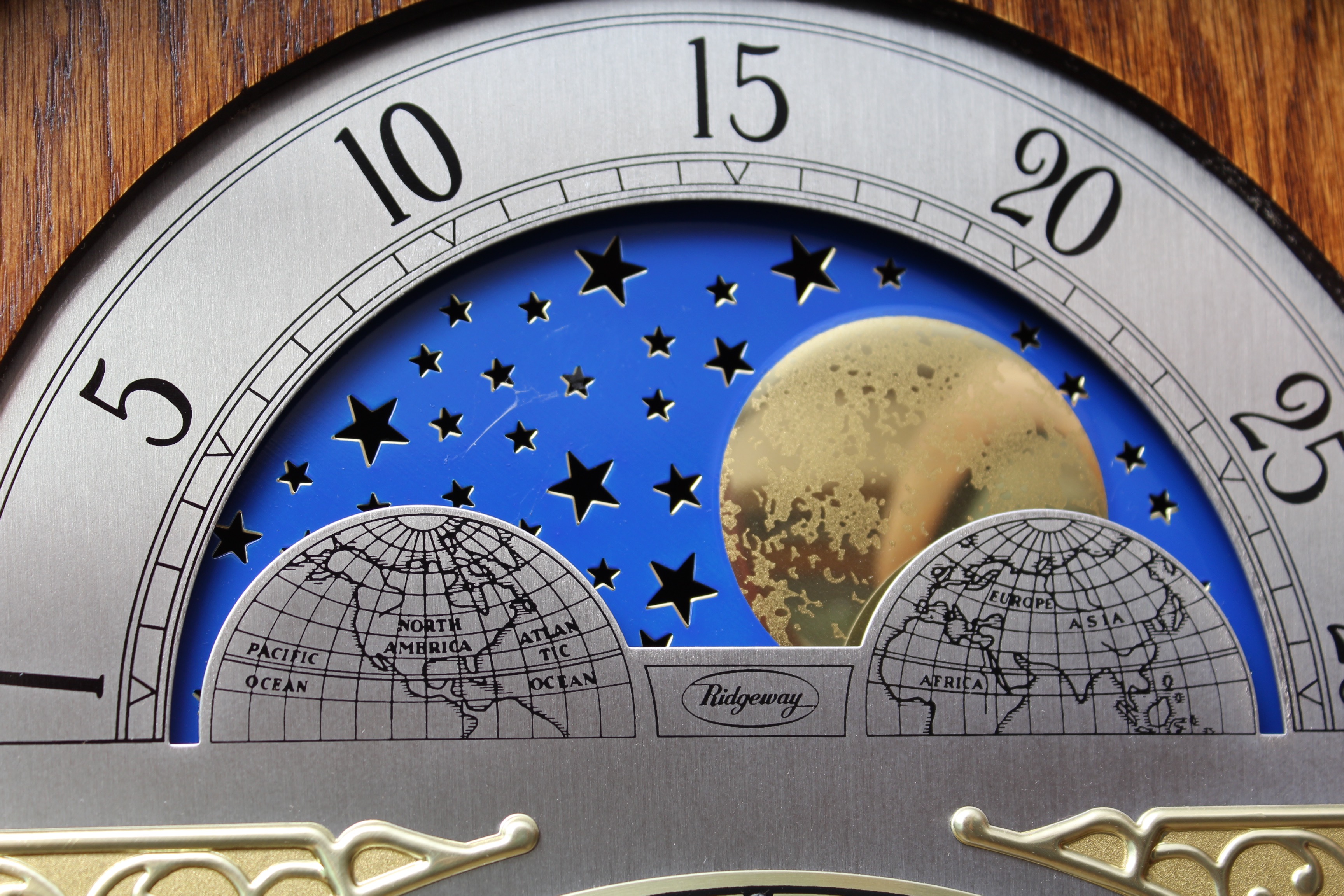 Vintage Ridgeway Grandfather Clock