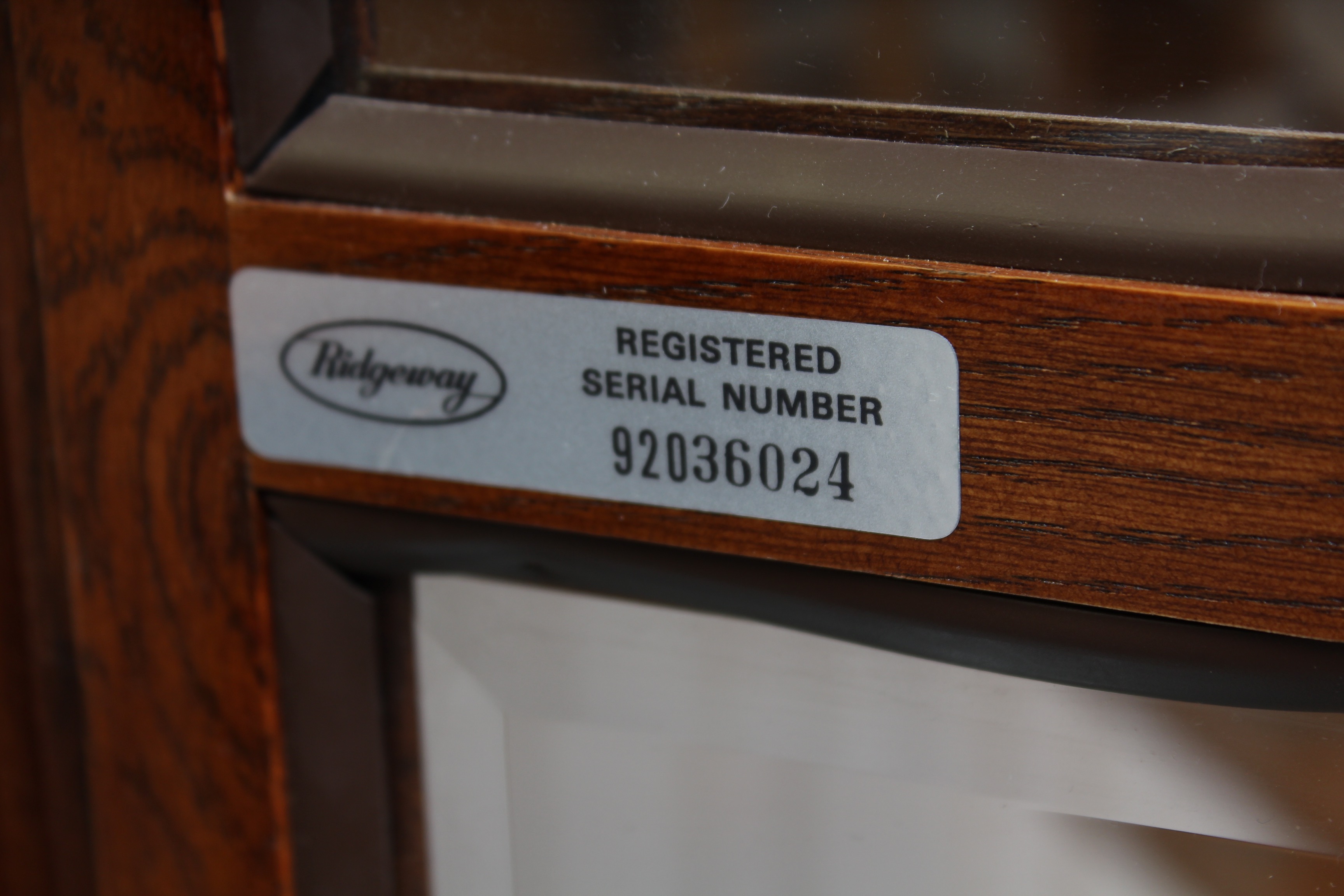 Vintage Ridgeway Grandfather Clock