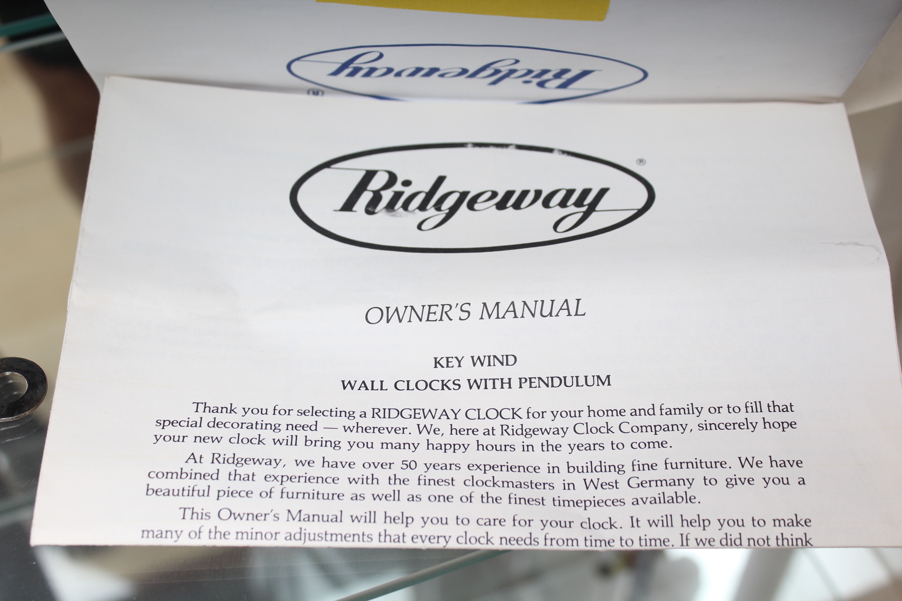 Vintage Ridgeway Grandfather Clock