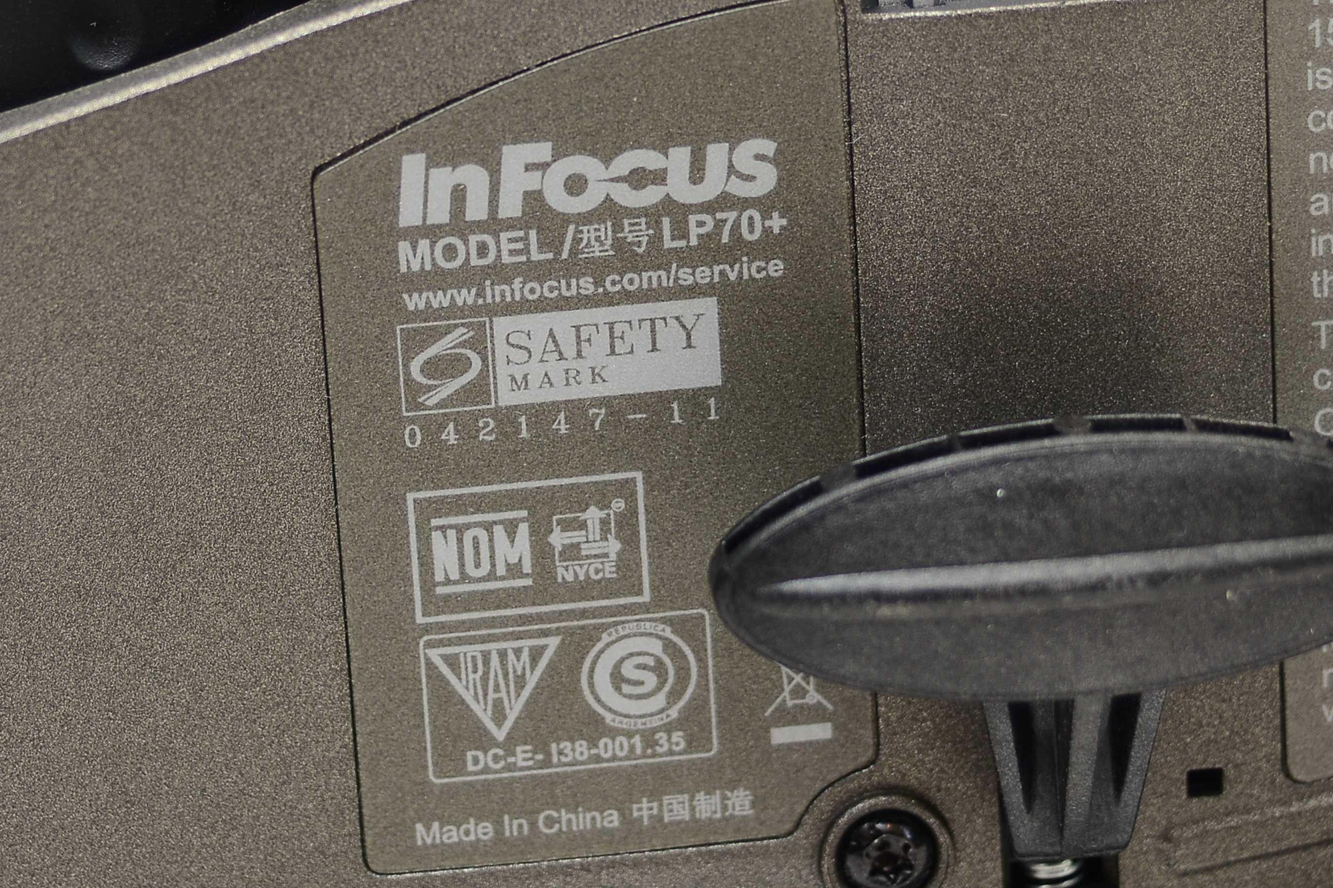 InFocus LP70+ Projector