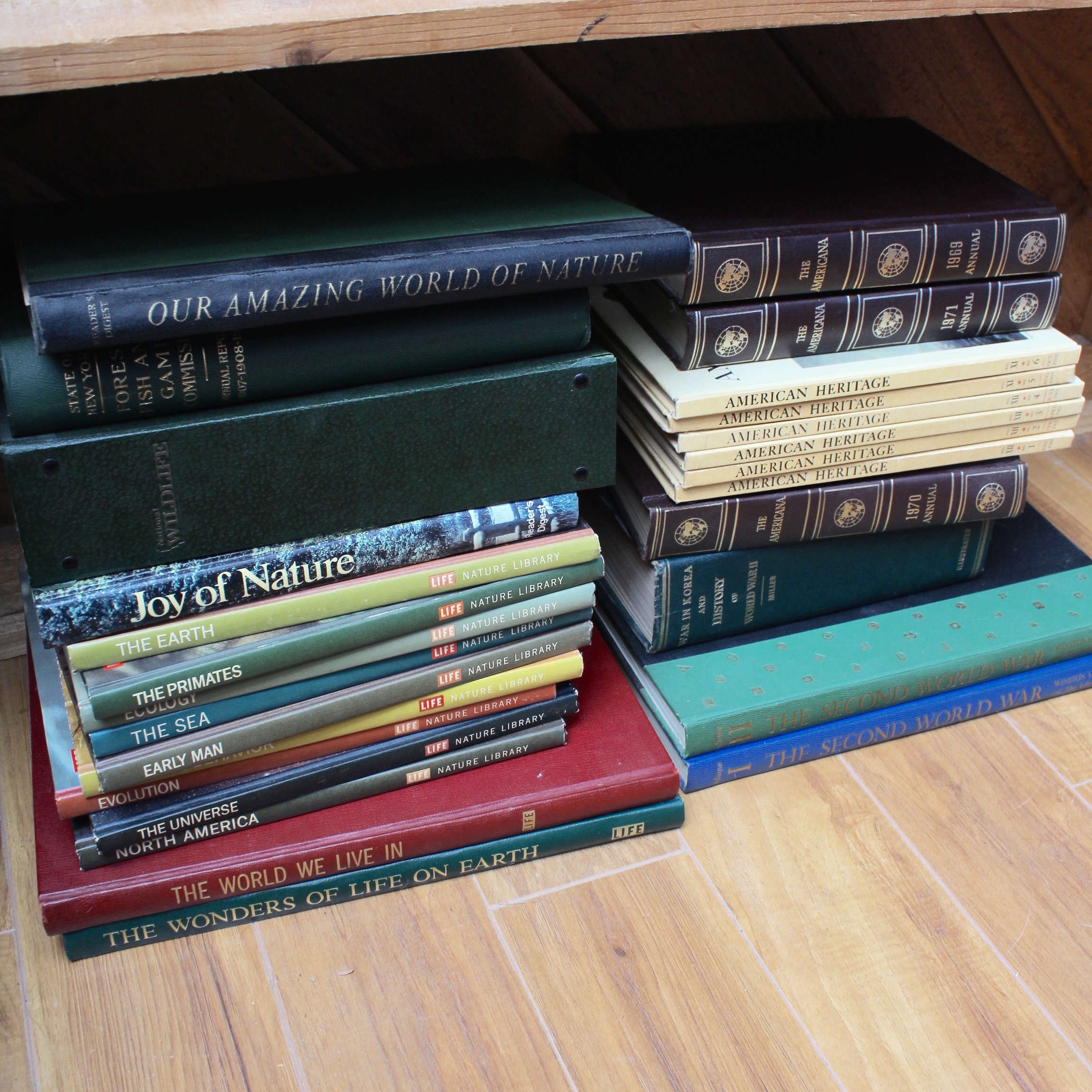 Collection of Vintage Life Nature and History Books