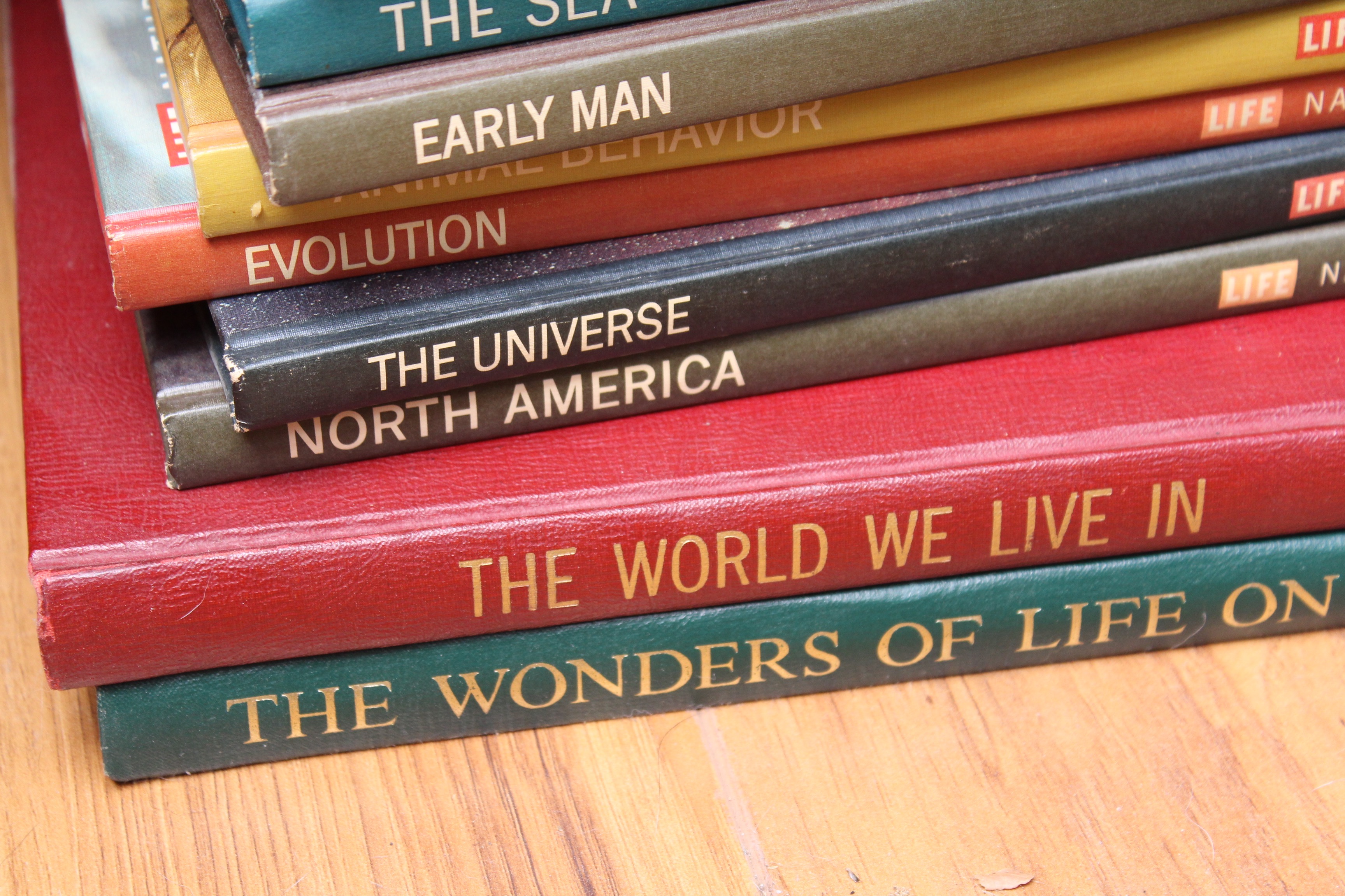 Collection of Vintage Life Nature and History Books