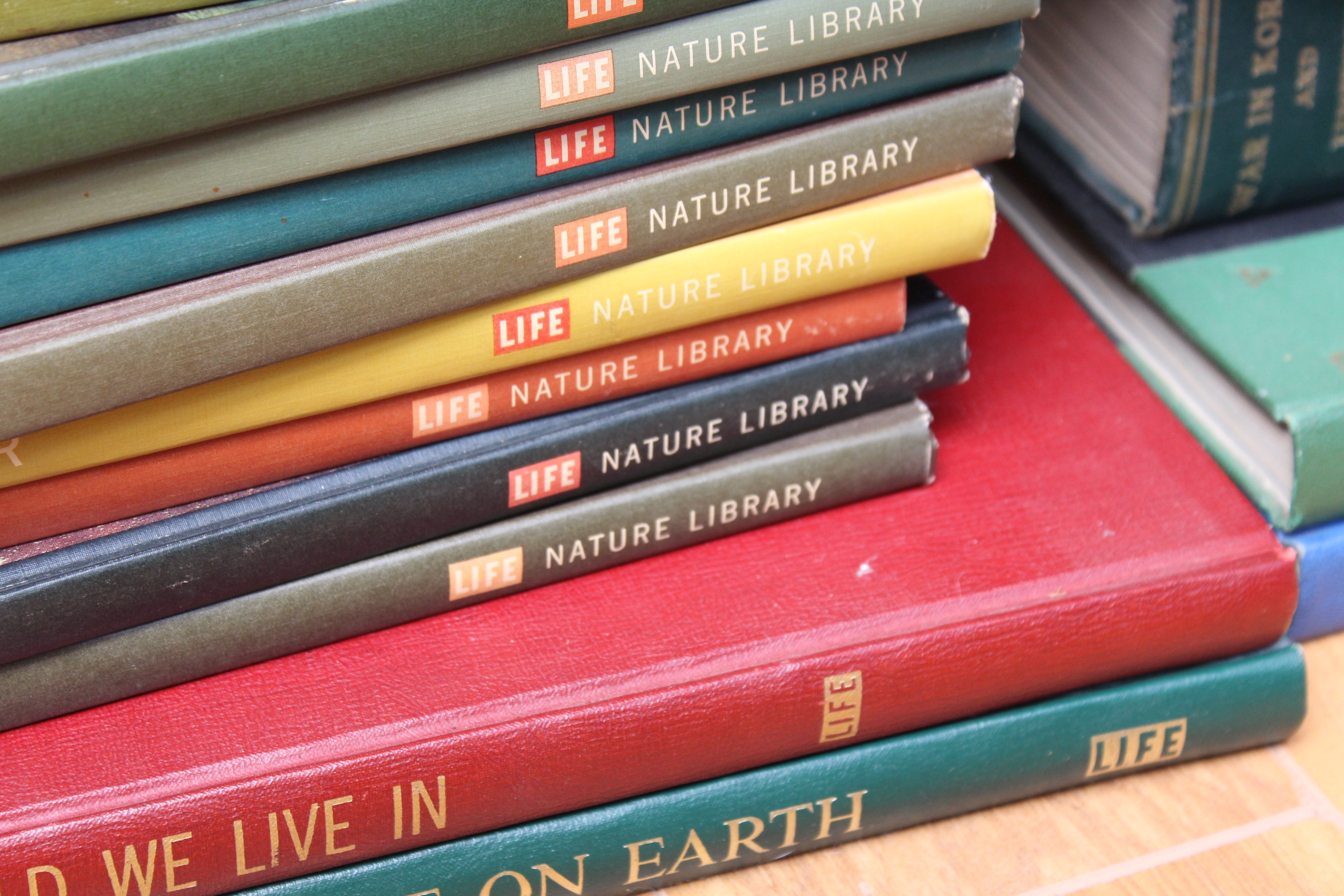 Collection of Vintage Life Nature and History Books