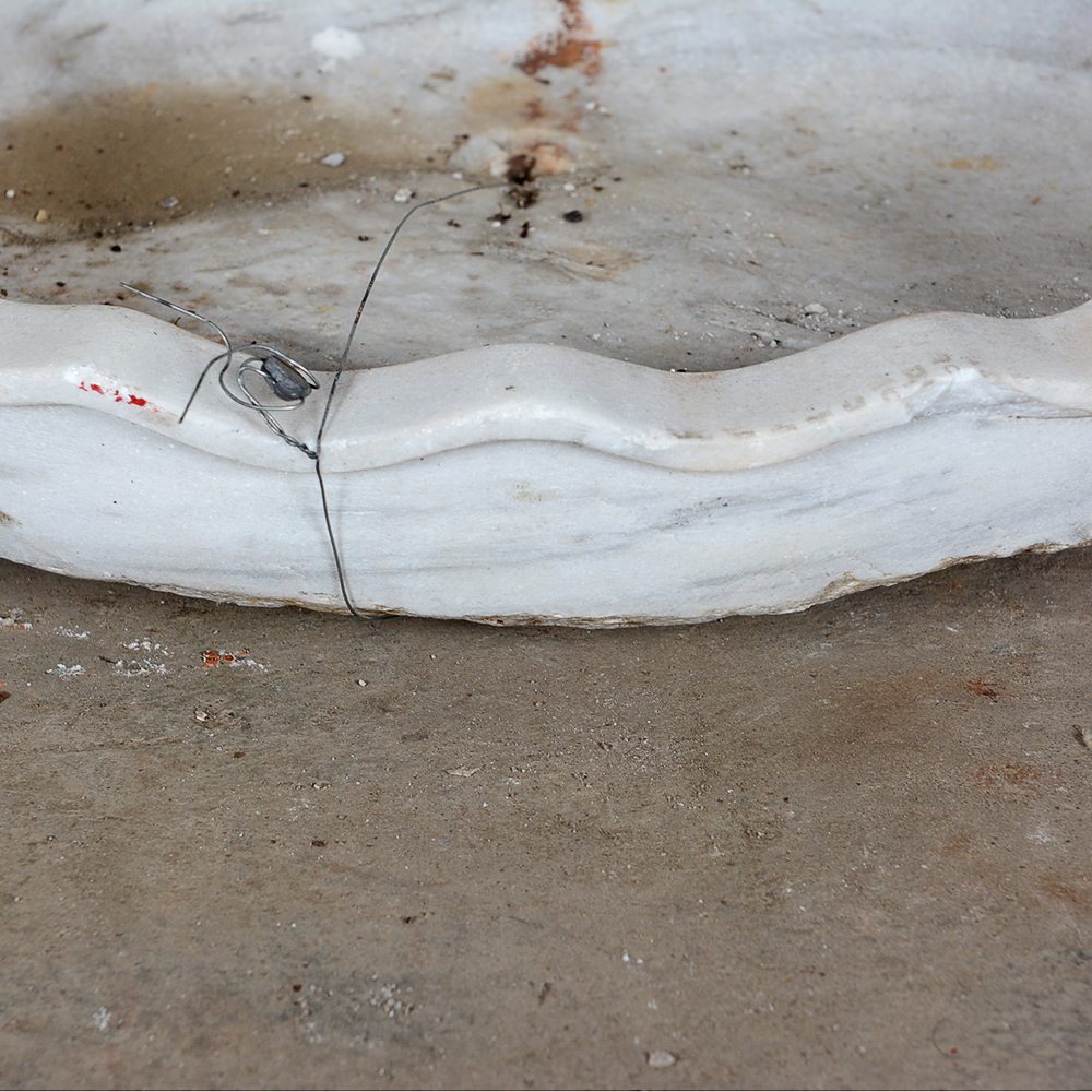 Antique Turkish Marble Hammam Basin