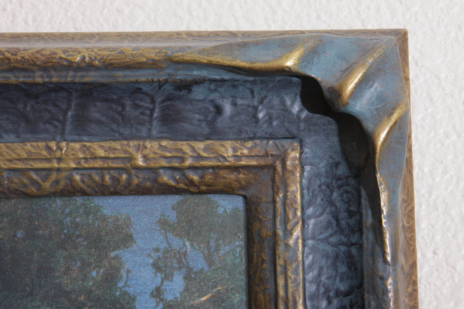 Vintage Maxfield Parrish Print in Handmade Frame