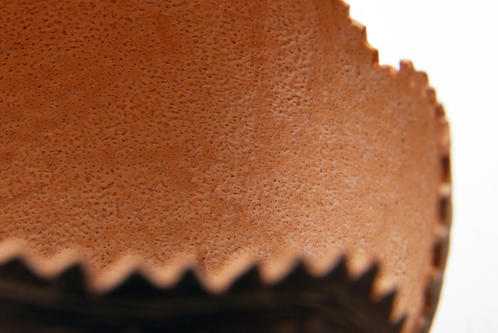 Diminutive Thin Wooden Carved Egg Basket