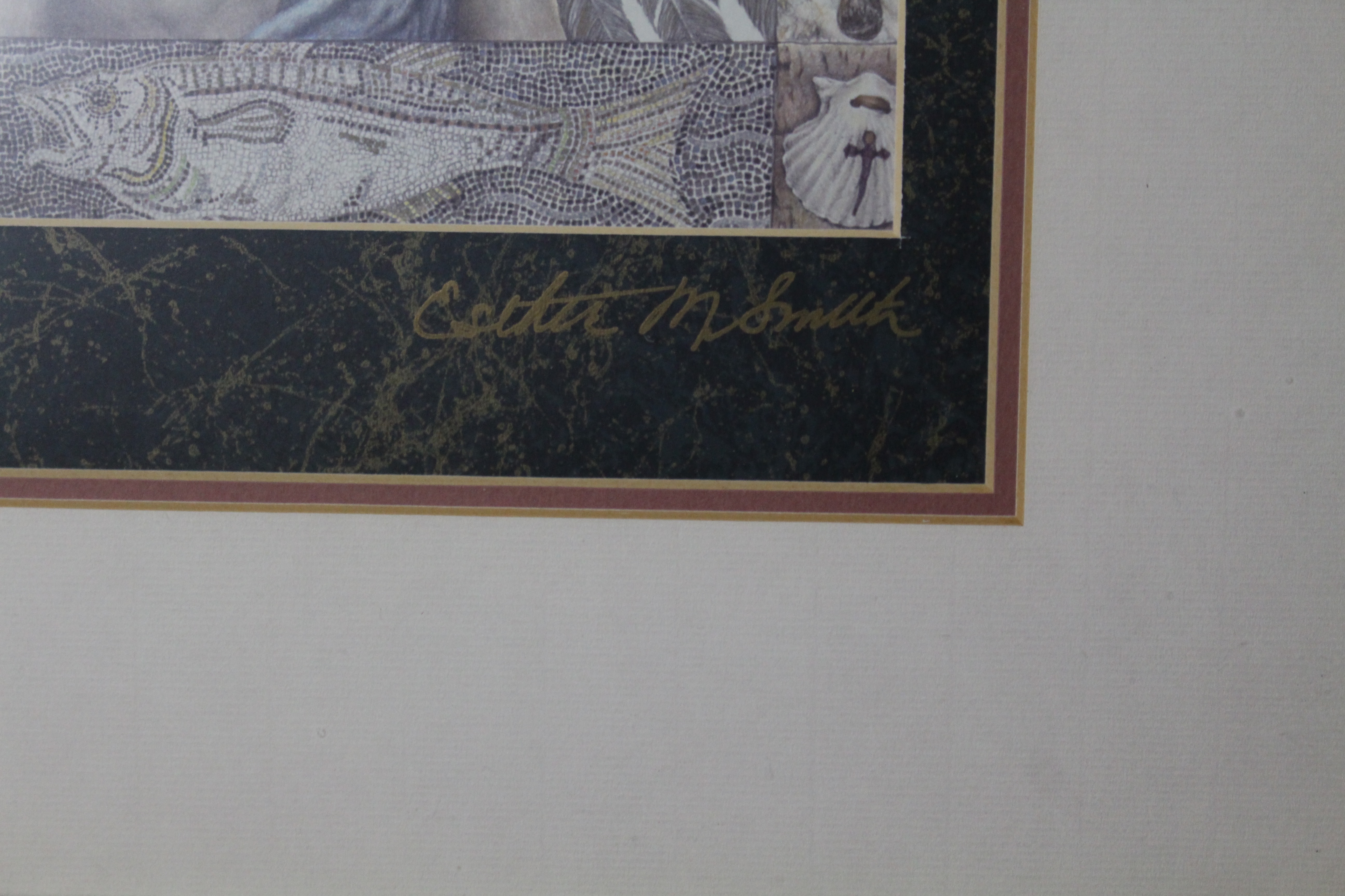 "Raphael" Signed Lithograph After Esther M. Smith