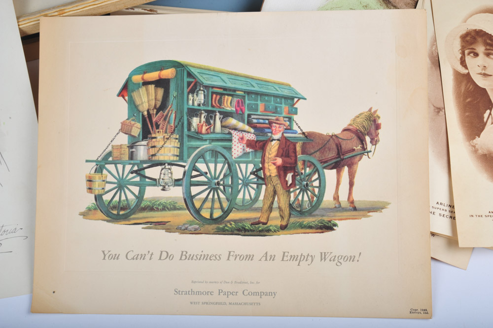 Collection of Unique Vintage Ephemera Featuring Tazouz