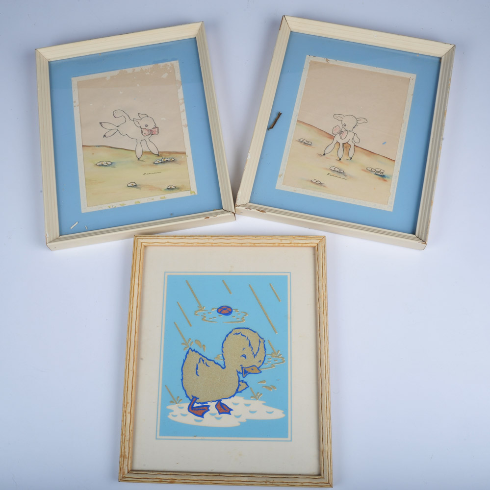 Collection of Unique Vintage Ephemera Featuring Tazouz