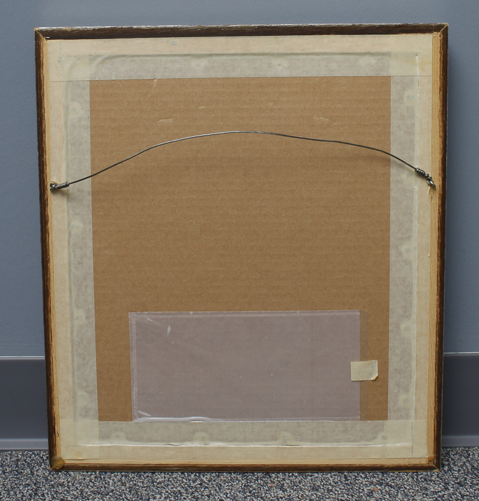 Rembrandt Restrike Etching "Adam and Eve"