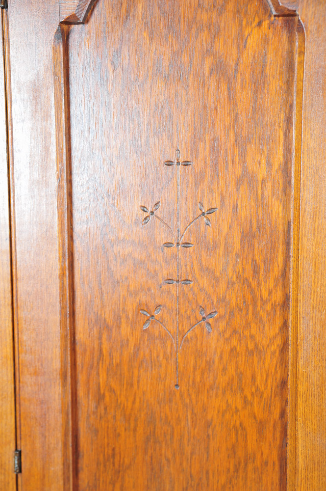 Vintage Oak Wardrobe