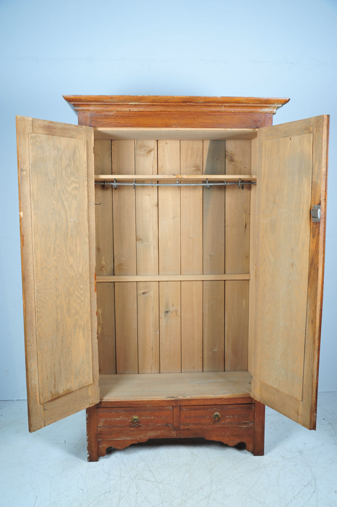 Vintage Oak Wardrobe