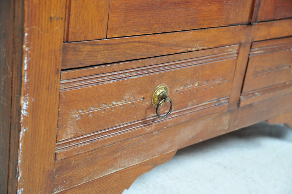 Vintage Oak Wardrobe